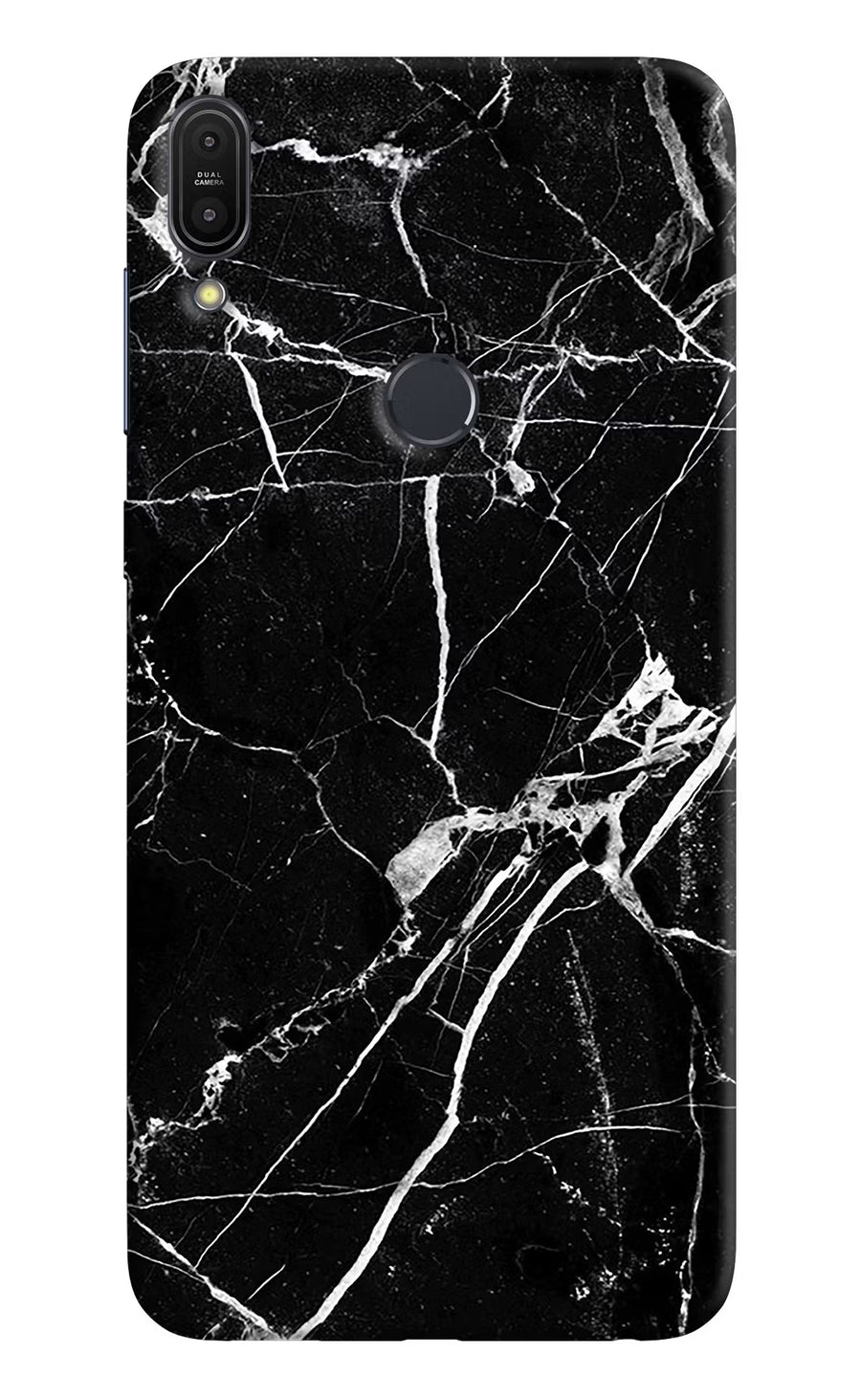 Black Marble Pattern Asus Zenfone Max Pro M1 Back Cover, Hard case