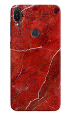 Red Marble Design Asus Zenfone Max Pro M1 Hard Case Back Cover by Casekaro