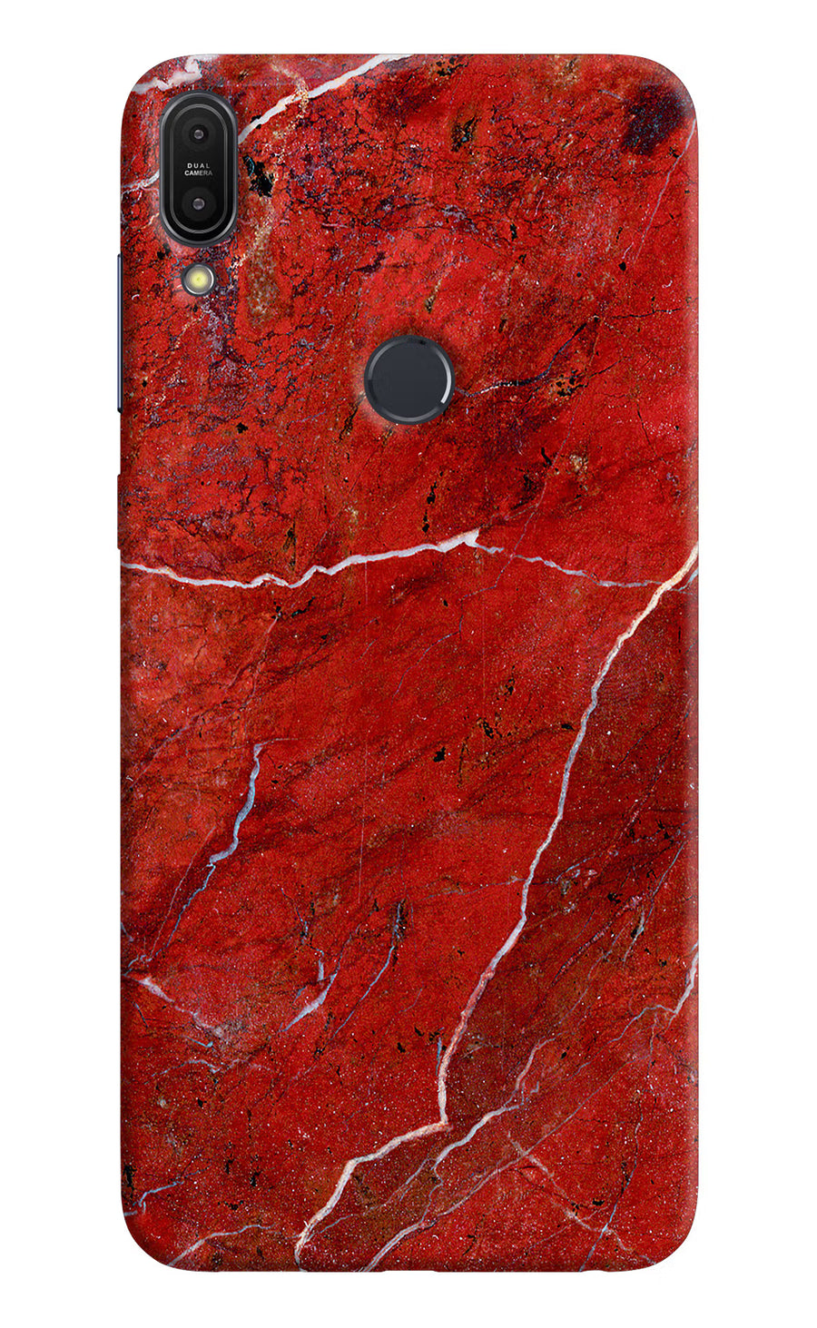 Red Marble Design Asus Zenfone Max Pro M1 Back Cover, Hard case