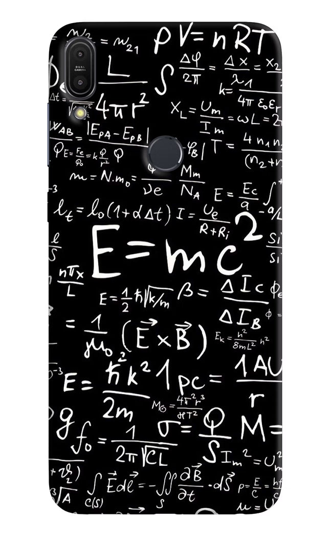 Physics Formula Asus Zenfone Max Pro M1 Hard Case Back Cover by Casekaro