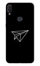Paper Plane White Asus Zenfone Max Pro M1 Hard Case Back Cover by Casekaro