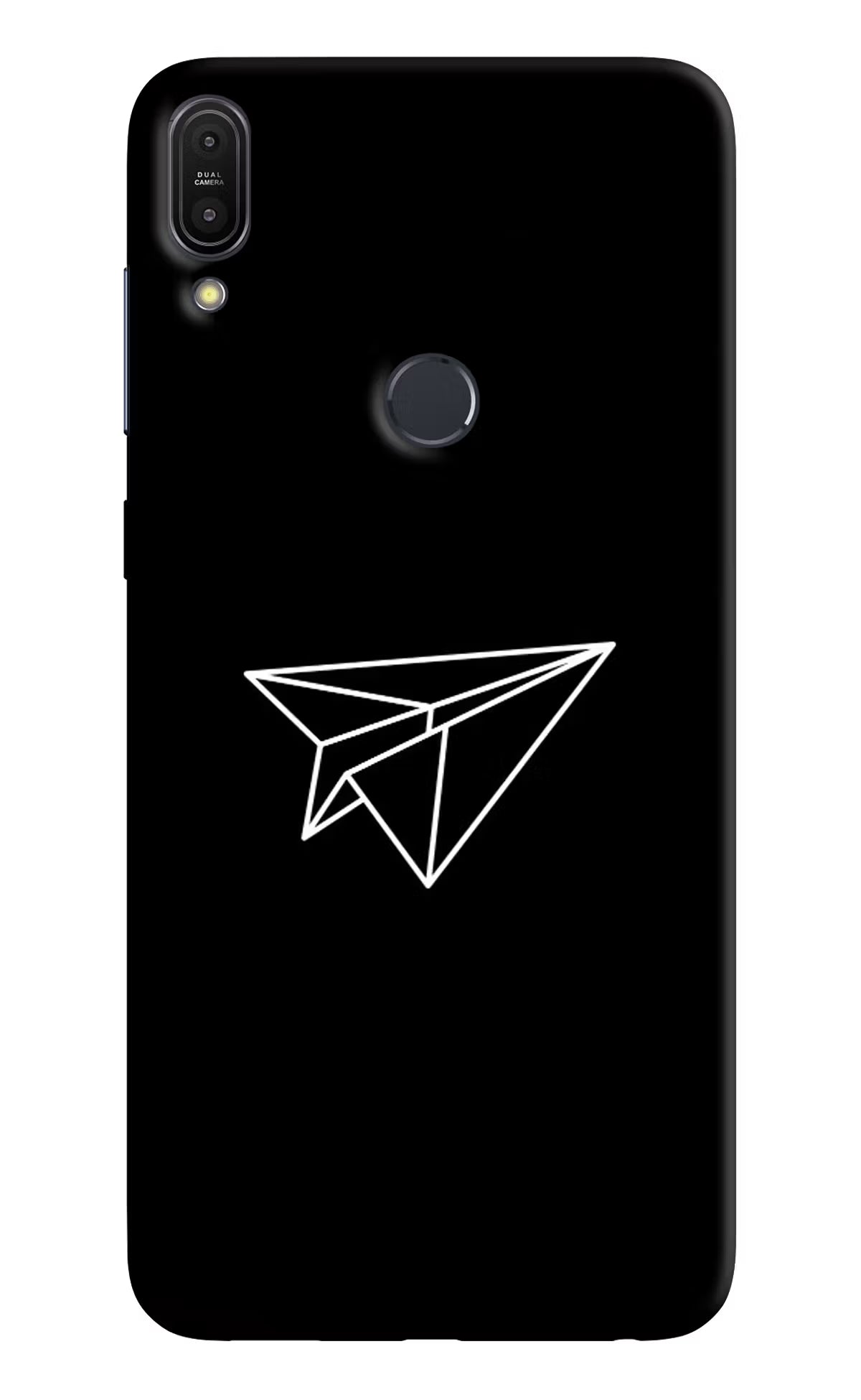Paper Plane White Asus Zenfone Max Pro M1 Hard Case Back Cover by Casekaro