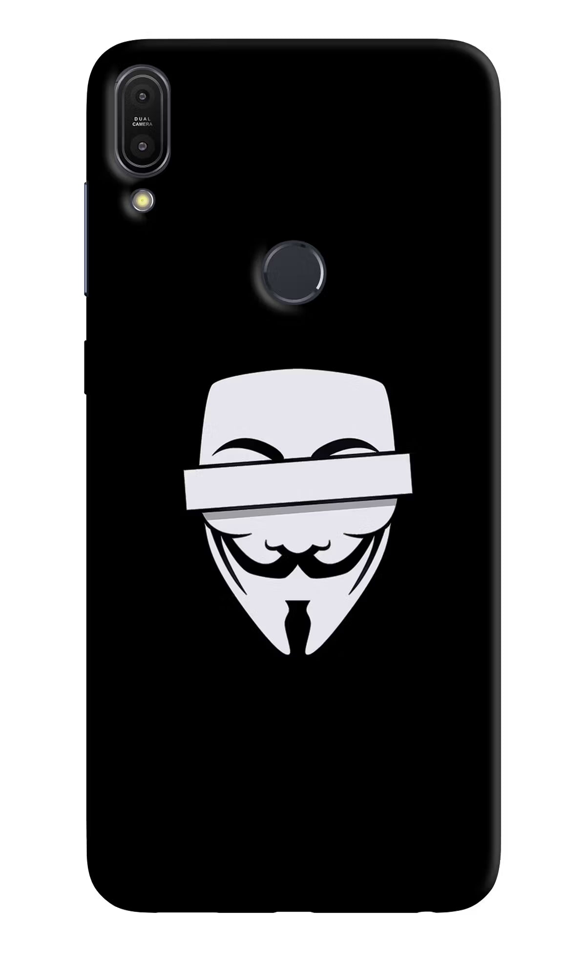 Anonymous Face Asus Zenfone Max Pro M1 Hard Case Back Cover by Casekaro
