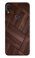 Wooden Texture Design Asus Zenfone Max Pro M1 Hard Case Back Cover by Casekaro