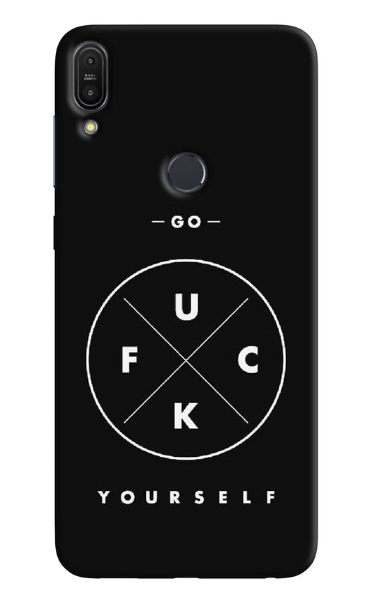 Go Fuck Yourself Asus Zenfone Max Pro M1 Hard Case Back Cover by Casekaro