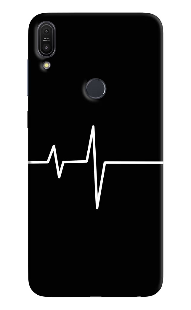 Heart Beats Asus Zenfone Max Pro M1 Hard Case Back Cover by Casekaro