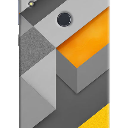 Geometric Fusion Pattern Hard Case Back Cover for Asus Zenfone Max Pro M1 by Casekaro
