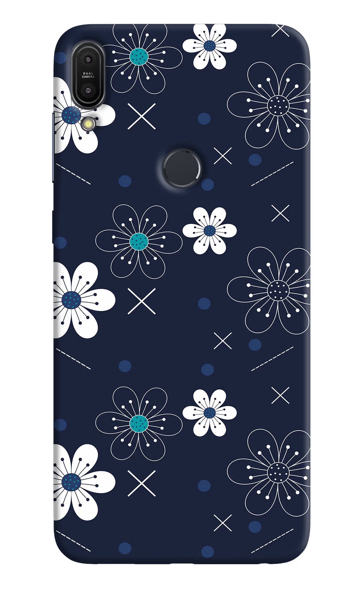 Flowers Asus Zenfone Max Pro M1 Hard Case Back Cover by Casekaro