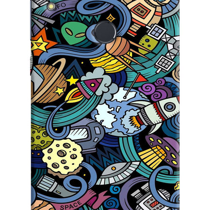 Space Abstract Asus Zenfone Max Pro M1 Hard Case Back Cover by Casekaro