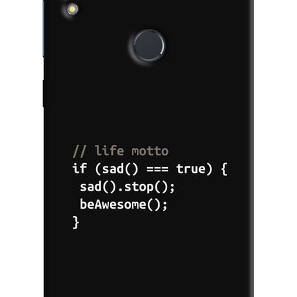Life Motto Code Asus Zenfone Max Pro M1 Hard Case Back Cover by Casekaro