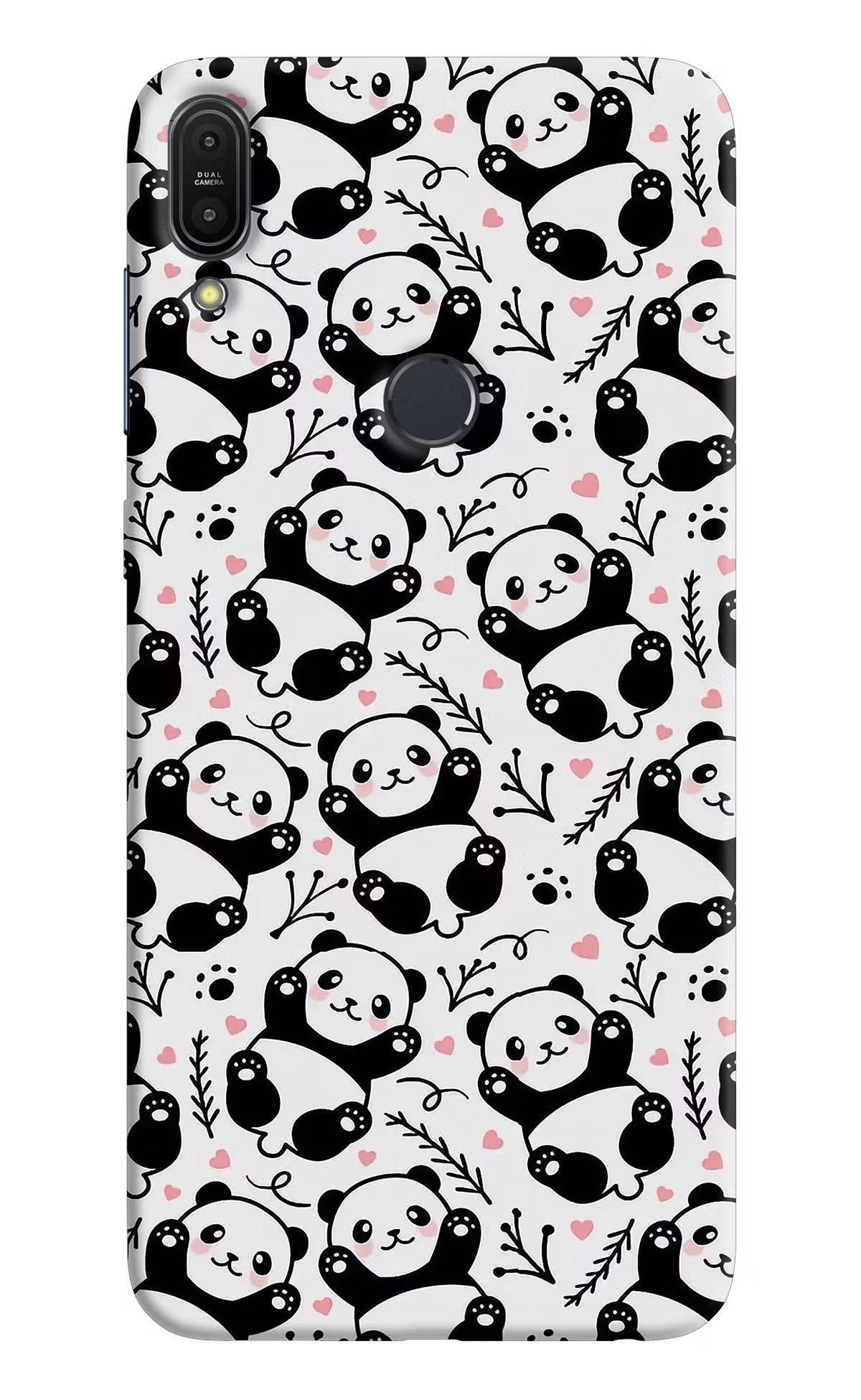 Cute Panda Asus Zenfone Max Pro M1 Hard Case Back Cover by Casekaro