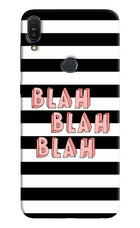 Blah Blah Blah Asus Zenfone Max Pro M1 Hard Case Back Cover by Casekaro