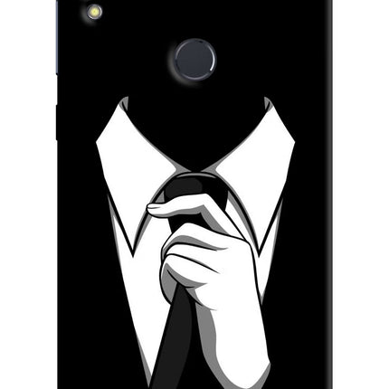 Black Tie Asus Zenfone Max Pro M1 Hard Case Back Cover by Casekaro