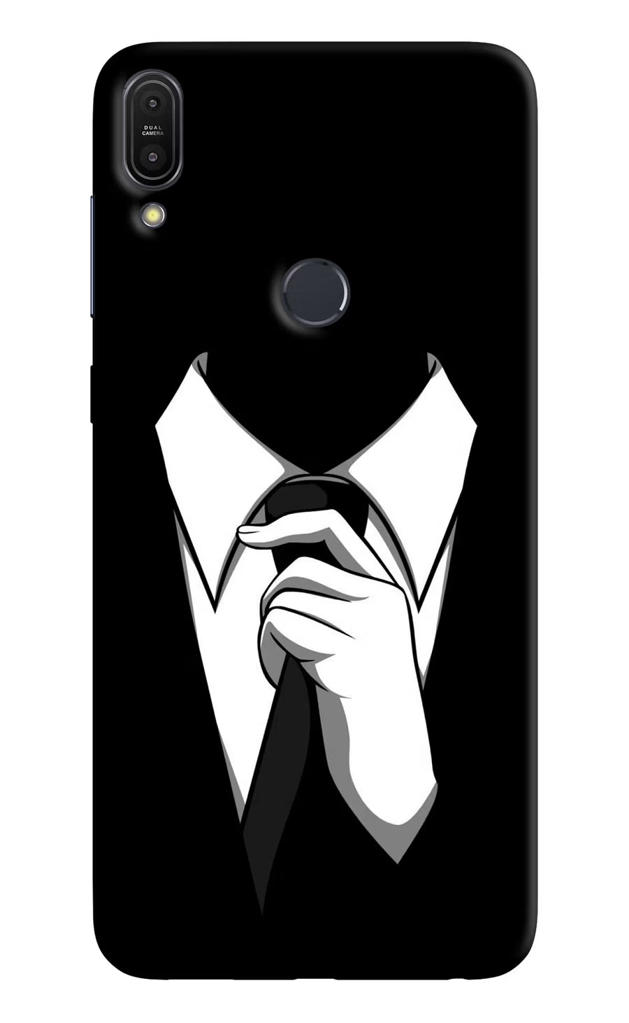 Black Tie Asus Zenfone Max Pro M1 Back Cover, Hard case
