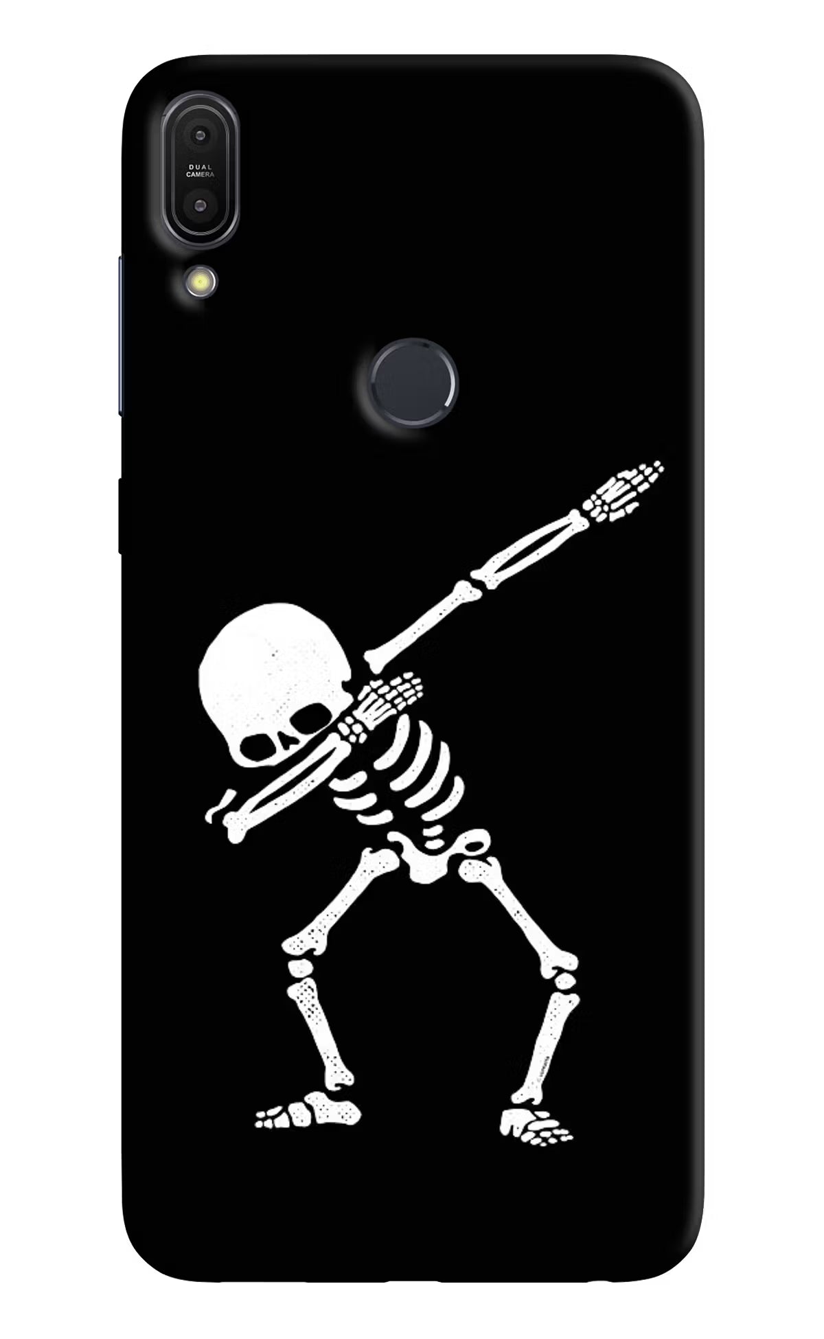 Dabbing Skeleton Art Asus Zenfone Max Pro M1 Hard Case Back Cover by Casekaro