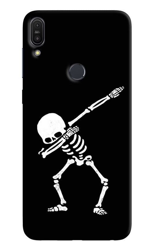 Dabbing Skeleton Art Asus Zenfone Max Pro M1 Hard Case Back Cover by Casekaro