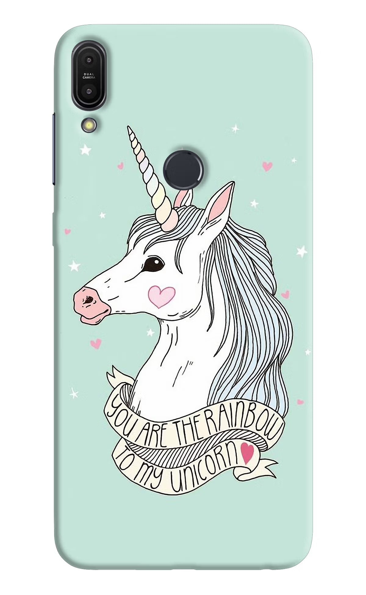 Unicorn Wallpaper Asus Zenfone Max Pro M1 Hard Case Back Cover by Casekaro
