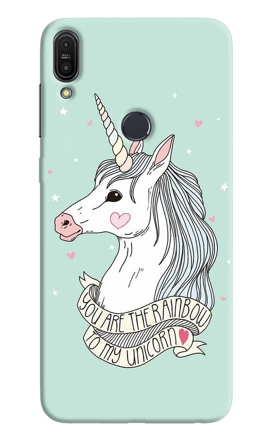 Unicorn Wallpaper Asus Zenfone Max Pro M1 Hard Case Back Cover by Casekaro