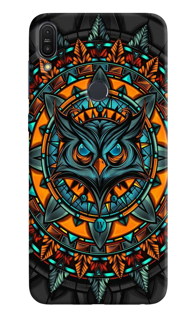 Angry Owl Art Asus Zenfone Max Pro M1 Hard Case Back Cover by Casekaro