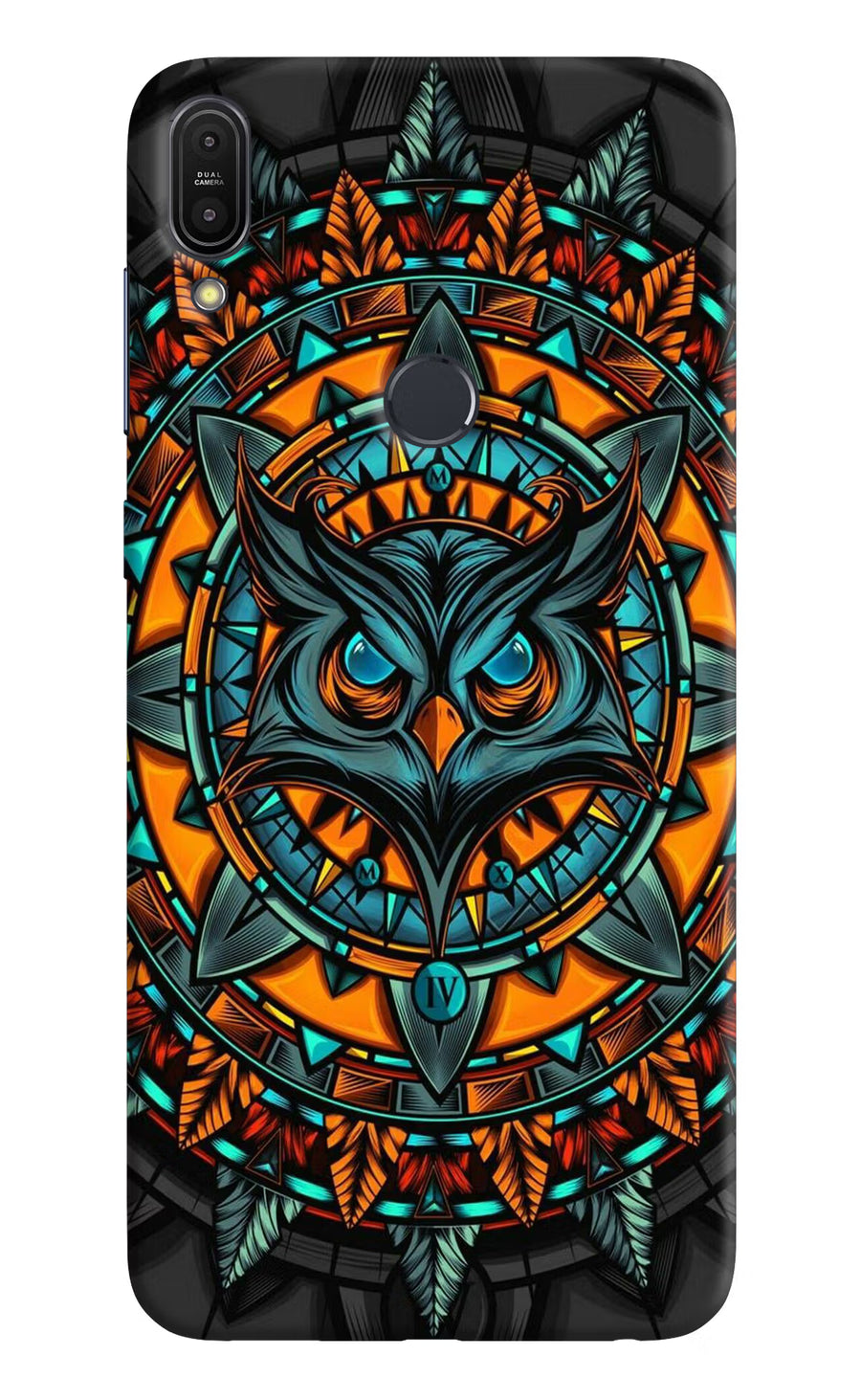 Angry Owl Art Asus Zenfone Max Pro M1 Back Cover, Hard case