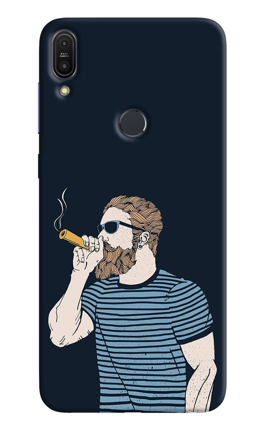 Smoking Asus Zenfone Max Pro M1 Hard Case Back Cover by Casekaro