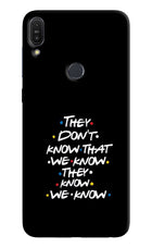 FRIENDS Dialogue Asus Zenfone Max Pro M1 Hard Case Back Cover by Casekaro