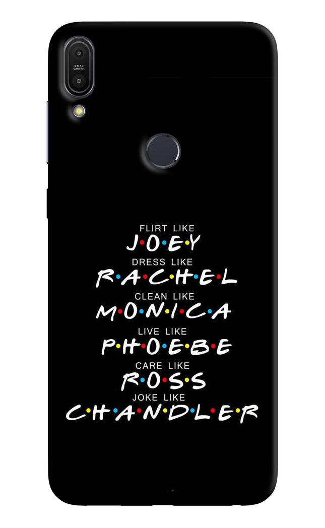 FRIENDS Character Asus Zenfone Max Pro M1 Hard Case Back Cover by Casekaro