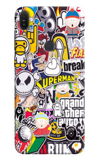 Sticker Bomb Asus Zenfone Max Pro M1 Hard Case Back Cover by Casekaro