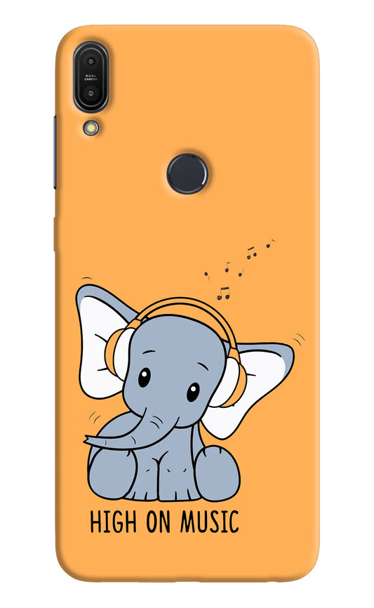 High On Music Asus Zenfone Max Pro M1 Hard Case Back Cover by Casekaro