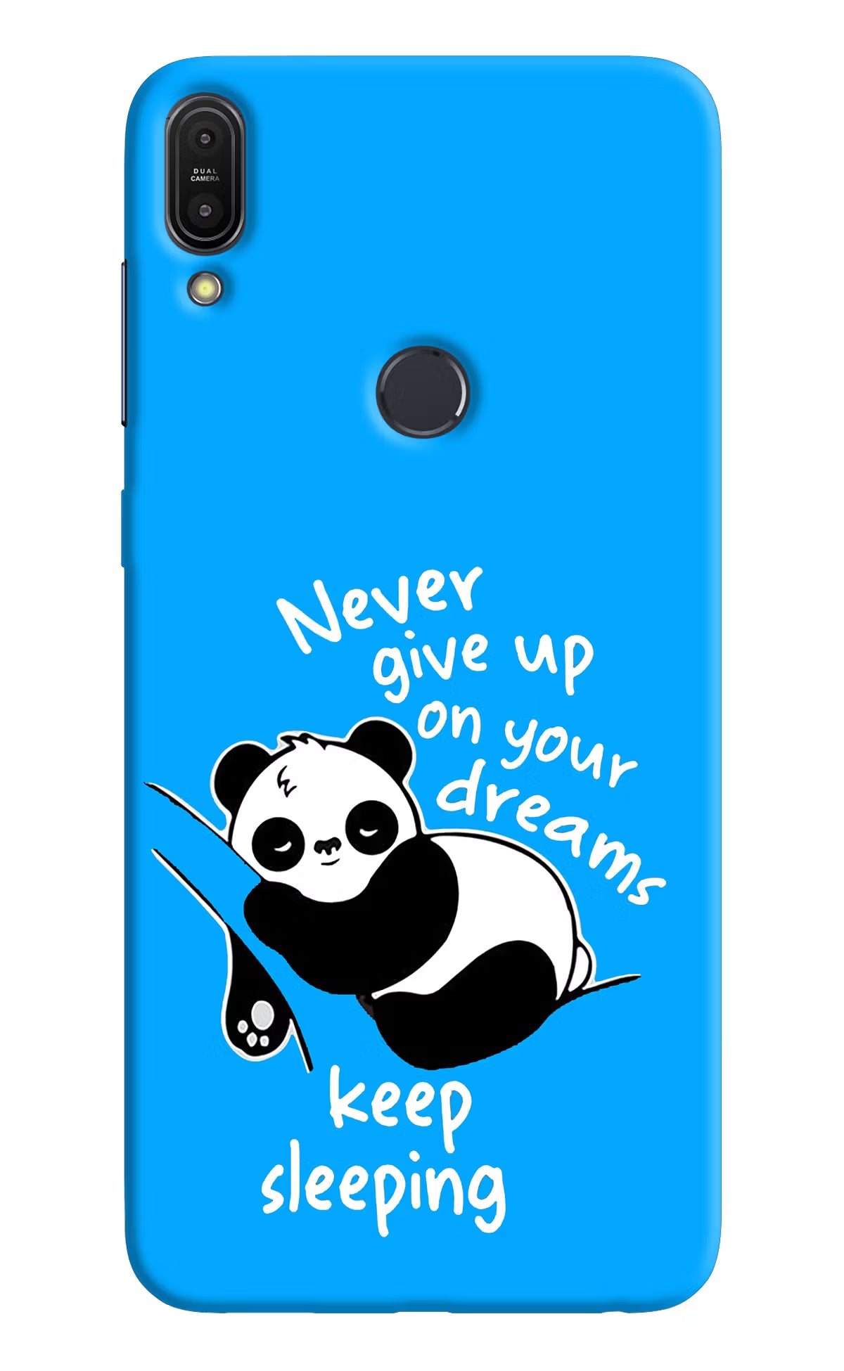 Keep Sleeping Asus Zenfone Max Pro M1 Hard Case Back Cover by Casekaro