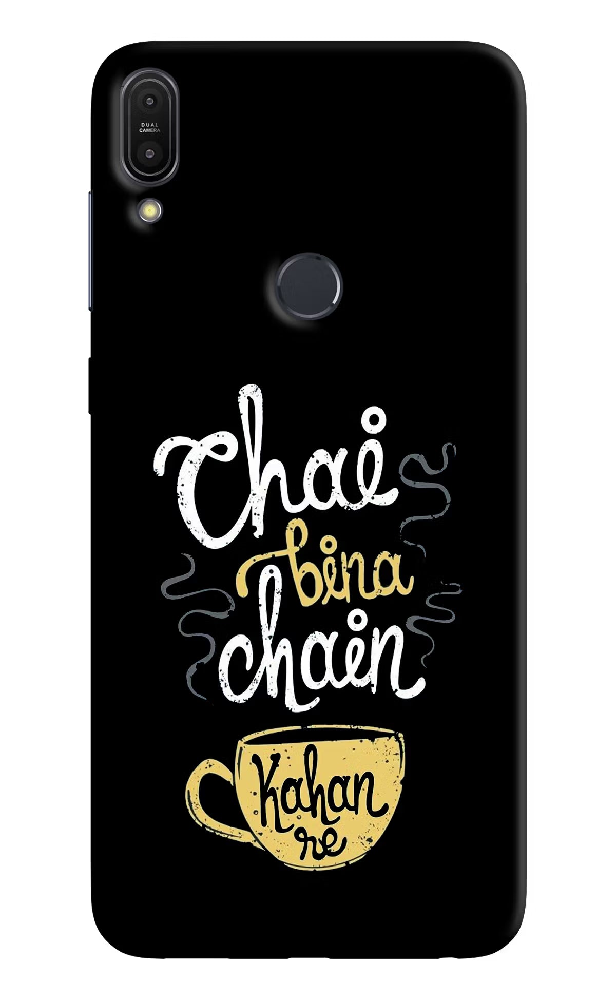 Chai Bina Chain Kaha Re Asus Zenfone Max Pro M1 Hard Case Back Cover by Casekaro