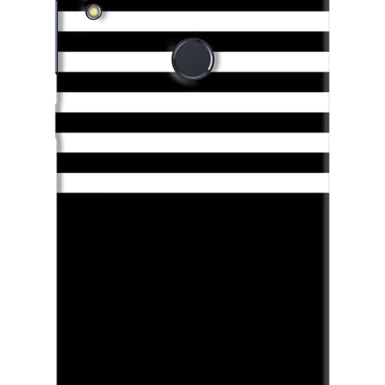 Black and White Print Asus Zenfone Max Pro M1 Hard Case Back Cover by Casekaro