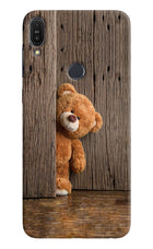 Teddy Wooden Asus Zenfone Max Pro M1 Hard Case Back Cover by Casekaro