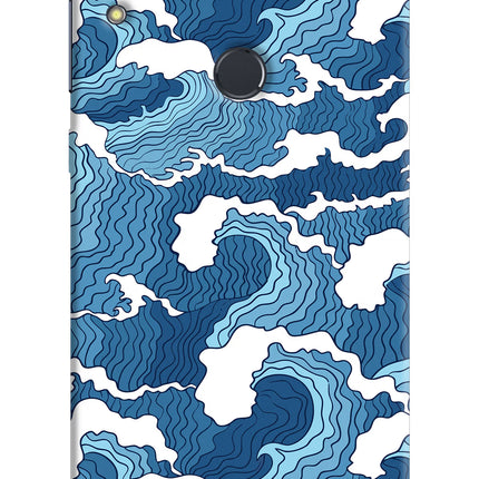 Blue Waves Asus Zenfone Max Pro M1 Hard Case Back Cover by Casekaro