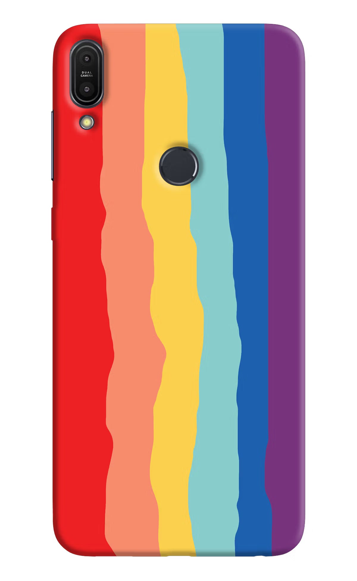 Rainbow Asus Zenfone Max Pro M1 Hard Case Back Cover by Casekaro