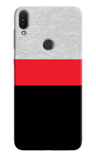 Tri Color Pattern Asus Zenfone Max Pro M1 Hard Case Back Cover by Casekaro
