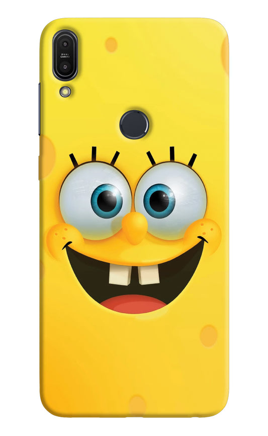 Sponge 1 Asus Zenfone Max Pro M1 Hard Case Back Cover by Casekaro
