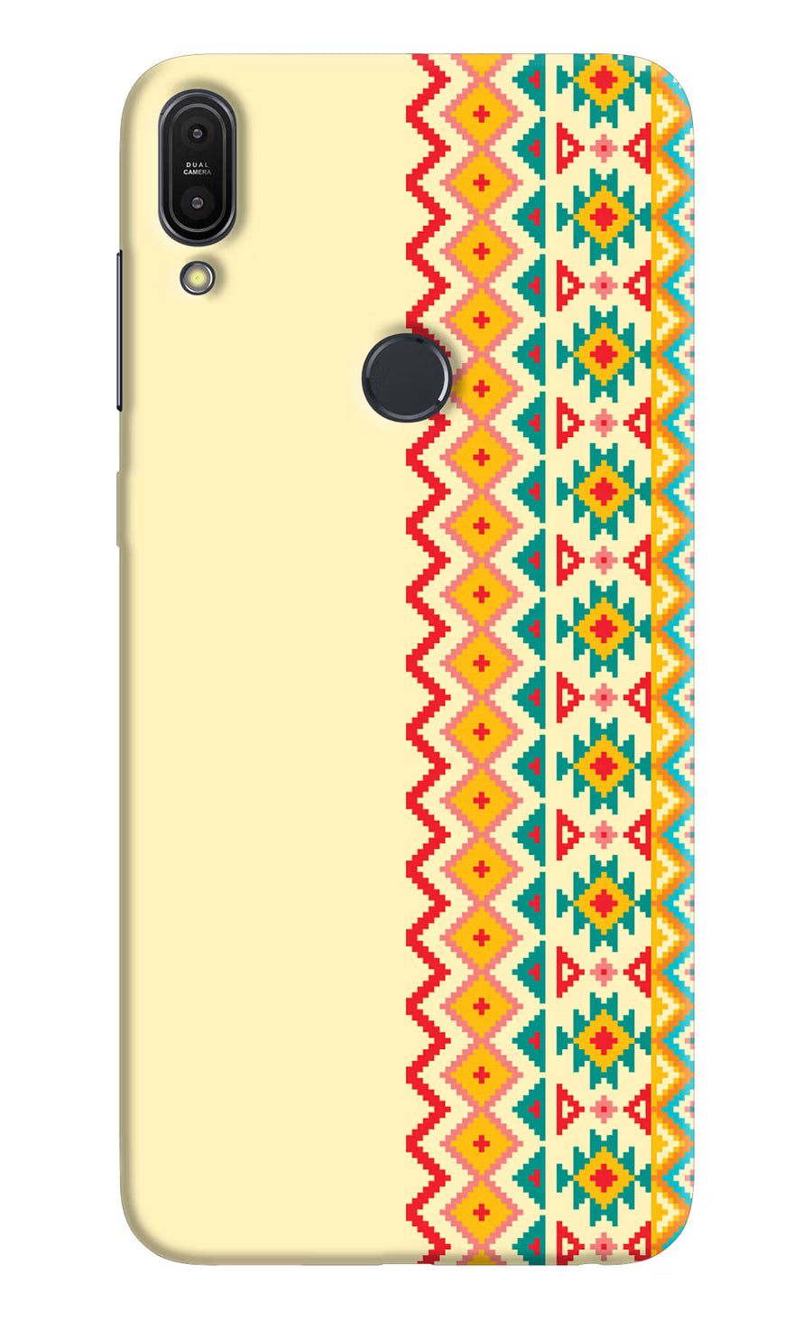 Ethnic Seamless Asus Zenfone Max Pro M1 Back Cover, Hard case