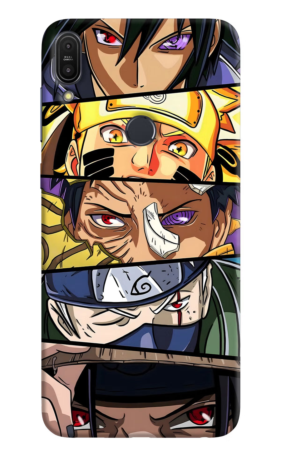 Naruto Character Asus Zenfone Max Pro M1 Back Cover, Hard case