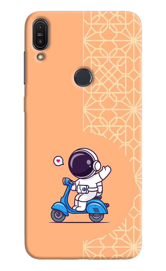 Cute Astronaut Riding Asus Zenfone Max Pro M1 Hard Case Back Cover by Casekaro
