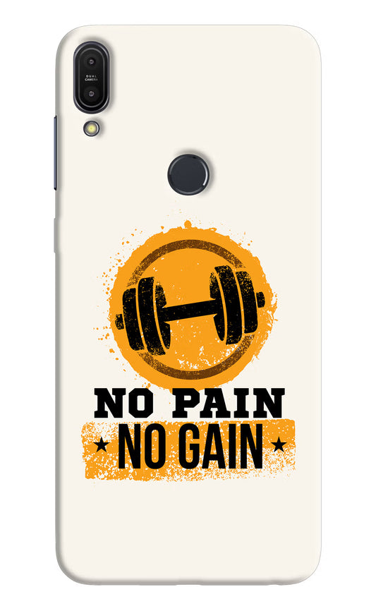 No Pain No Gain Asus Zenfone Max Pro M1 Hard Case Back Cover by Casekaro