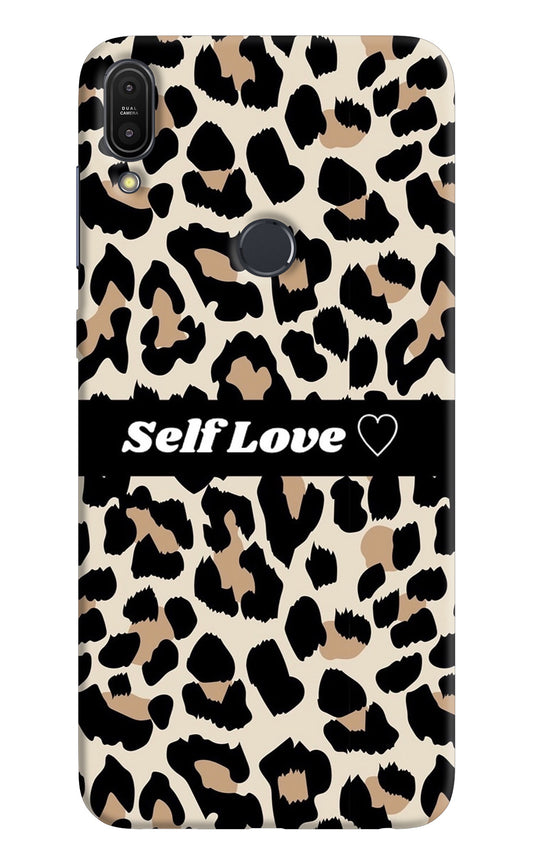 Leopard Print Self Love Asus Zenfone Max Pro M1 Back Cover