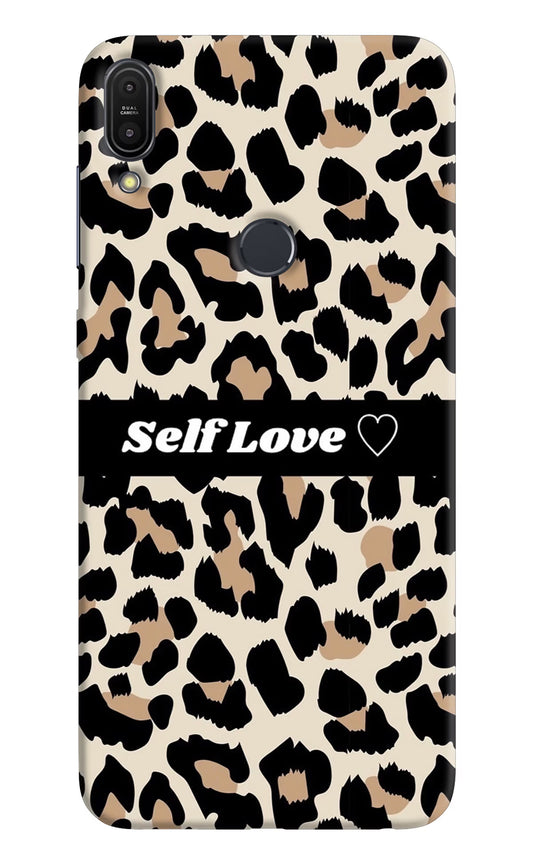 Leopard Print Self Love Asus Zenfone Max Pro M1 Hard Case Back Cover by Casekaro