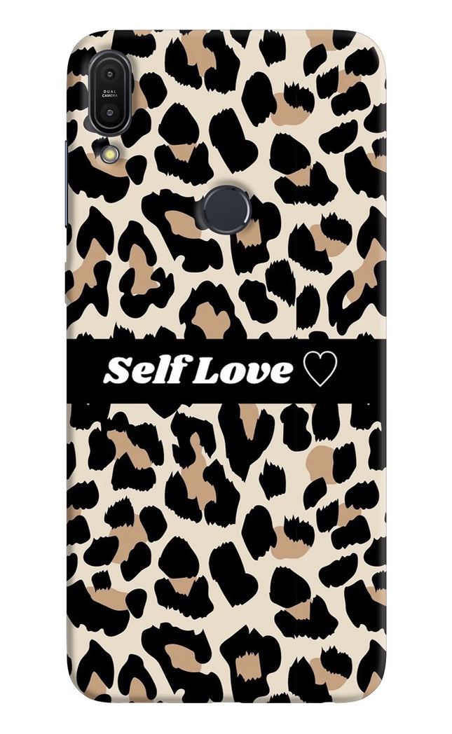 Leopard Print Self Love Asus Zenfone Max Pro M1 Hard Case Back Cover by Casekaro