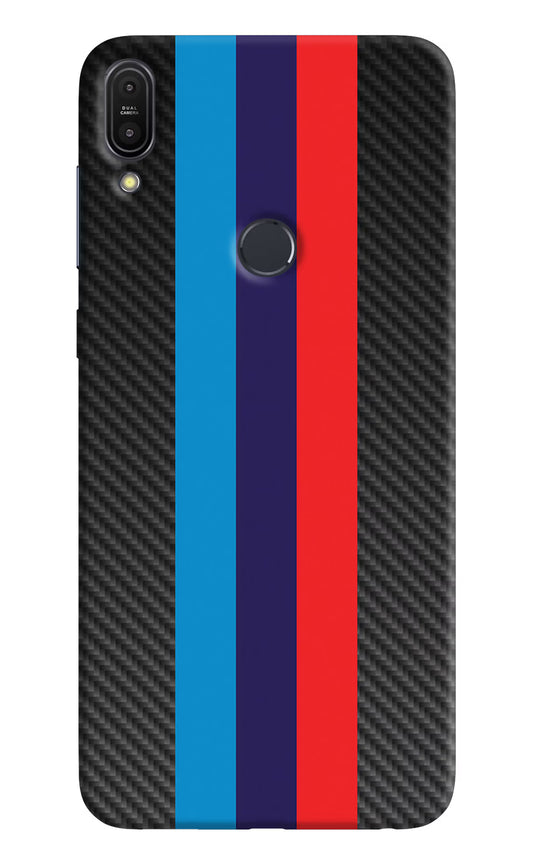 BMW Stripes Pattern Asus Zenfone Max Pro M1 Hard Case Back Cover by Casekaro