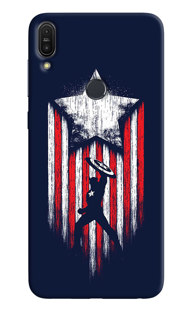 Captain America Marvel Art Asus Zenfone Max Pro M1 Hard Case Back Cover by Casekaro