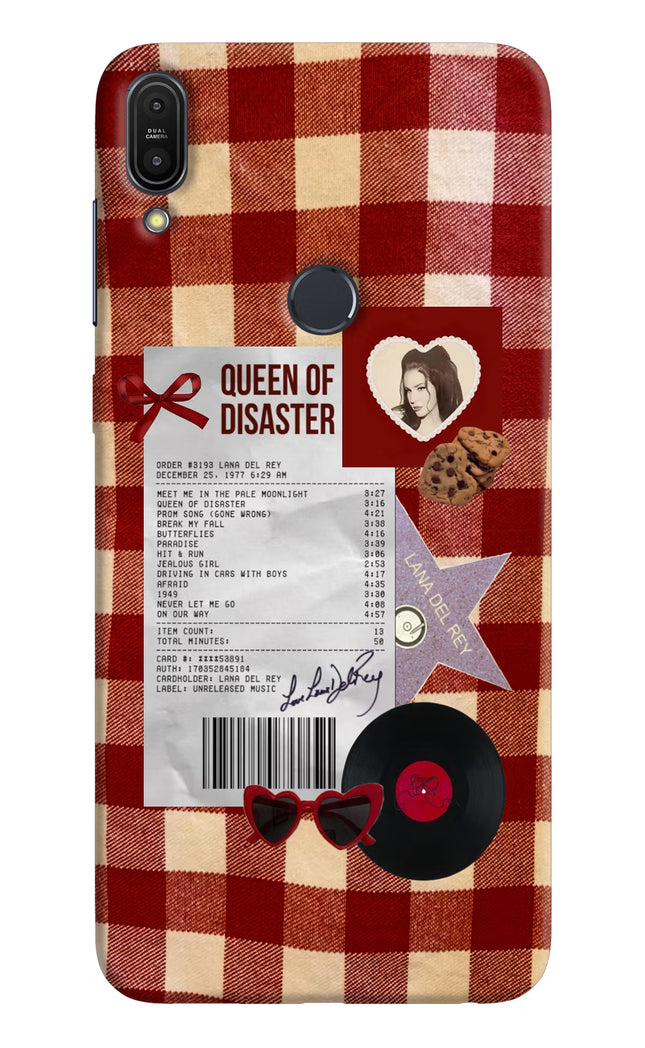Queen of Disaster Asus Zenfone Max Pro M1 Hard Case Back Cover by Casekaro
