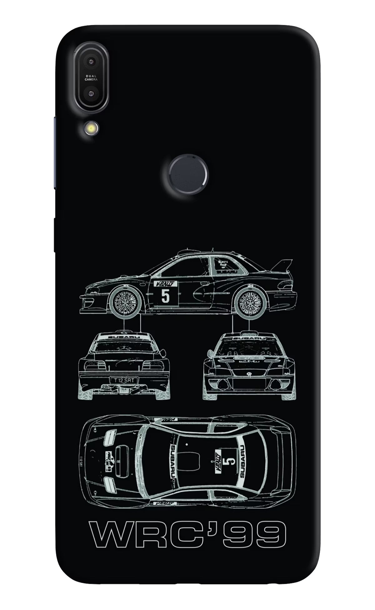 WRC'99 Asus Zenfone Max Pro M1 Hard Case Back Cover by Casekaro