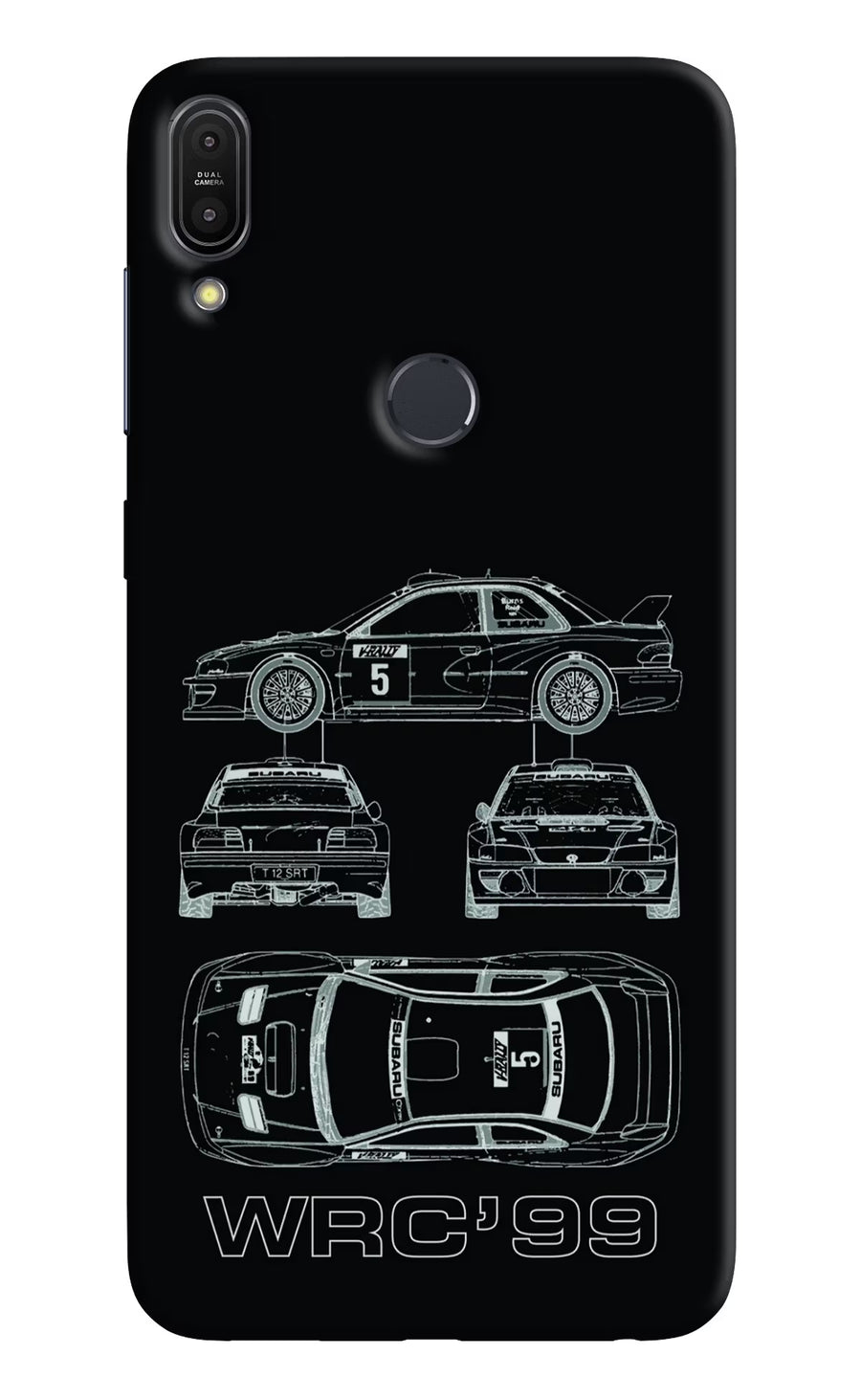 WRC'99 Asus Zenfone Max Pro M1 Back Cover, Hard case