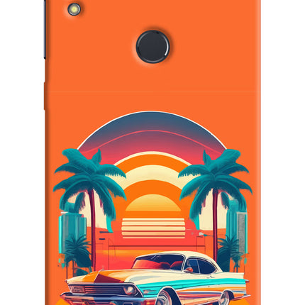 Palm Drive 80s Asus Zenfone Max Pro M1 Hard Case Back Cover by Casekaro